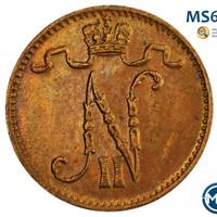 1 пенни 1912 года  Для Финляндии