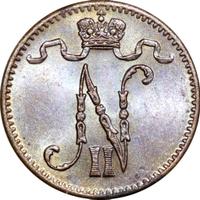 1 пенни 1907 года  Для Финляндии