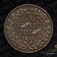 3 гроша 1831 года
