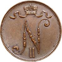 5 пенни 1905 года  Для Финляндии