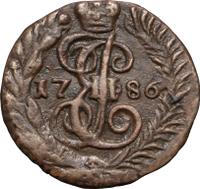Полушка 1786 года