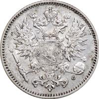 50 пенни 1908 года L Для Финляндии