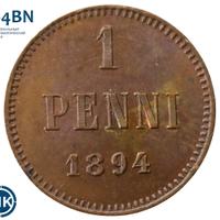 1 пенни 1894 года  Для Финляндии