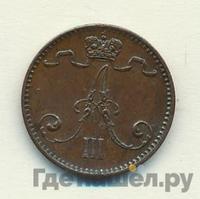 1 пенни 1882 года  Для Финляндии