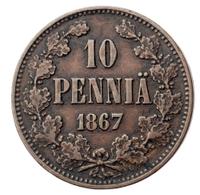 10 пенни 1867 года