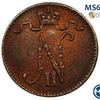 1 пенни 1914 года  Для Финляндии