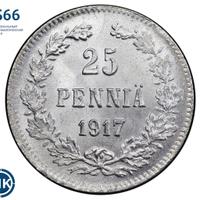 25 пенни 1917 года