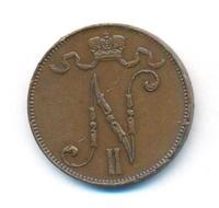 5 пенни 1913 года  Для Финляндии