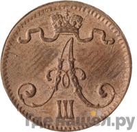 1 пенни 1884 года  Для Финляндии