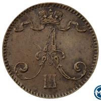 1 пенни 1893 года  Для Финляндии