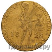 Дукат 1828 года  Нидерландская имитация