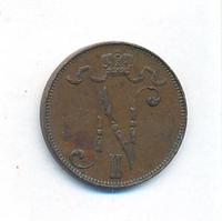 5 пенни 1906 года  Для Финляндии