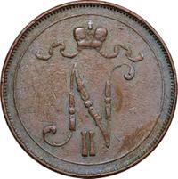 10 пенни 1908 года  Для Финляндии