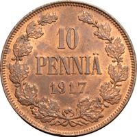 10 пенни 1917 года
