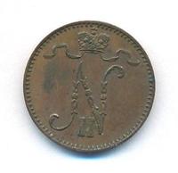 1 пенни 1899 года  Для Финляндии