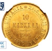 10 марок 1904 года L Для Финляндии