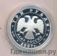 3 рубля 2007 года СПМД