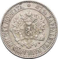 2 марки 1865 года S Для Финляндии