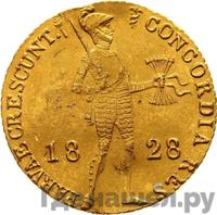 Дукат 1828 года  Нидерландская имитация