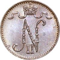1 пенни 1900 года  Для Финляндии