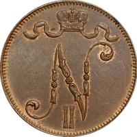 5 пенни 1915 года  Для Финляндии