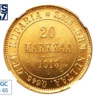 20 марок 1913 года S Для Финляндии