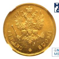 10 марок 1878 года S Для Финляндии