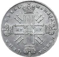 1 рубль 1727 года