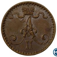 1 пенни 1867 года  Для Финляндии