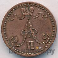1 пенни 1869 года  Для Финляндии
