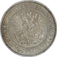 1 марка 1892 года L Для Финляндии