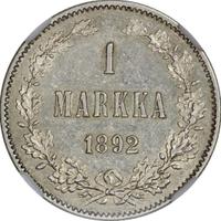1 марка 1892 года L Для Финляндии