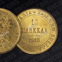 10 марок 1913 года S Для Финляндии