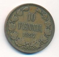 10 пенни 1897 года  Для Финляндии