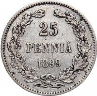 25 пенни 1899 года L Для Финляндии