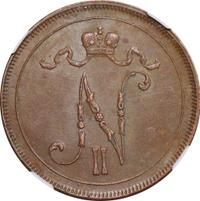 10 пенни 1897 года  Для Финляндии