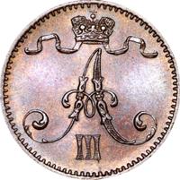 1 пенни 1894 года  Для Финляндии