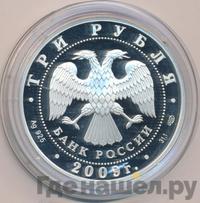 3 рубля 2009 года СПМД