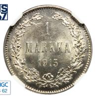 1 марка 1915 года S Для Финляндии