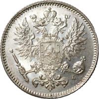 50 пенни 1911 года L Для Финляндии