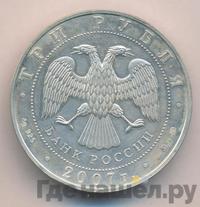 3 рубля 2007 года ММД