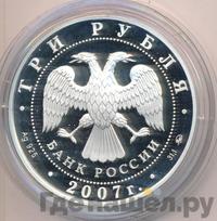 3 рубля 2007 года ММД