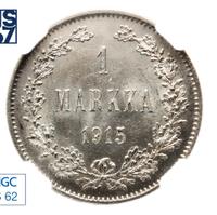 1 марка 1915 года S Для Финляндии
