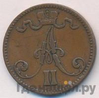 5 пенни 1870 года  Для Финляндии