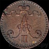 1 пенни 1864 года  Для Финляндии