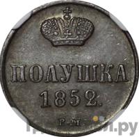 Полушка 1852 года