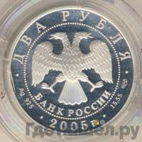 2 рубля 2005 года СПМД