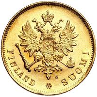 10 марок 1881 года S Для Финляндии