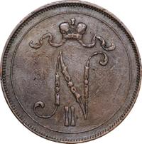 10 пенни 1899 года  Для Финляндии