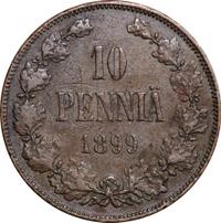 10 пенни 1899 года  Для Финляндии